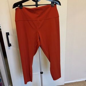 Lululemon Athletica Burnt Orange Leggings sz 20
